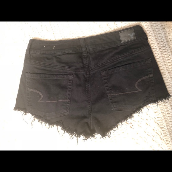 black jean shorts - Picture 2 of 2